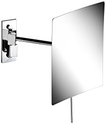 Geesa Rasier- und Kosmetikspiegel 3-fach Vergrï¿½ï¿½erung, 1-armig ohne Rand chrom, Mirror Collection G00001083