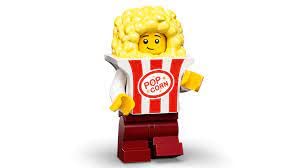 FCP LEGO Series 23 Popcorn Costume Minifigure 71034 (Bagged), Yellow,green