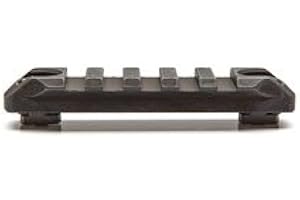 Bravo Company Rail Section Aluminum Picatinny Rail Section, Black, Mlok Compatible, 3"