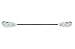 Carlisle Predator Angler Fiberglass Paddle - Straight Shaft