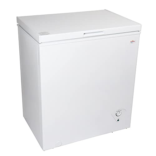 Koolatron Compact Chest Freezer, 5.5 Cu Ft (155L), White, Manual