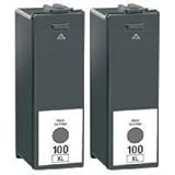 2 Packs Lexmark 100XL lex #100 Lexmark