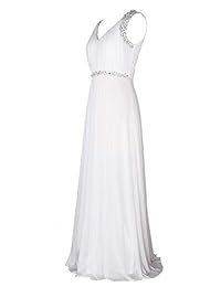 Conail Coco - Vestido largo de noche para dama de honor con cuentas de tul