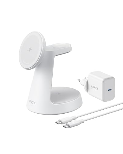 Anker MagGo 3-in-1 Ladestation Qi2 15W MagSafe kompatibel Ladegerät