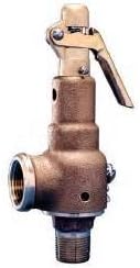 Kunkle 6010HH 2" x 2" set 125 psi AIR/GAS