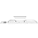 DinoFire® Wireless Presenter, Support Hyperlink Volume Control RF 2.4GHz PowerPoint Clicker Presentation Remote Control (White)