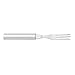 Rada Cutlery Granny Fork – Made From Stainless Steel With Brushed Aluminum Handle, 7-3/4 Inches