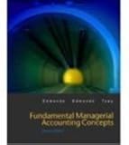 Fundamental Managerial Accounting Concepts, Edmonds, Thomas P. and Edmonds, Cindy D., 0072473215