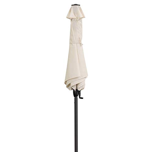 Doppler Sonnenschirm 'Basic Lift Neo', Ø 180 cm natur – Bild 3