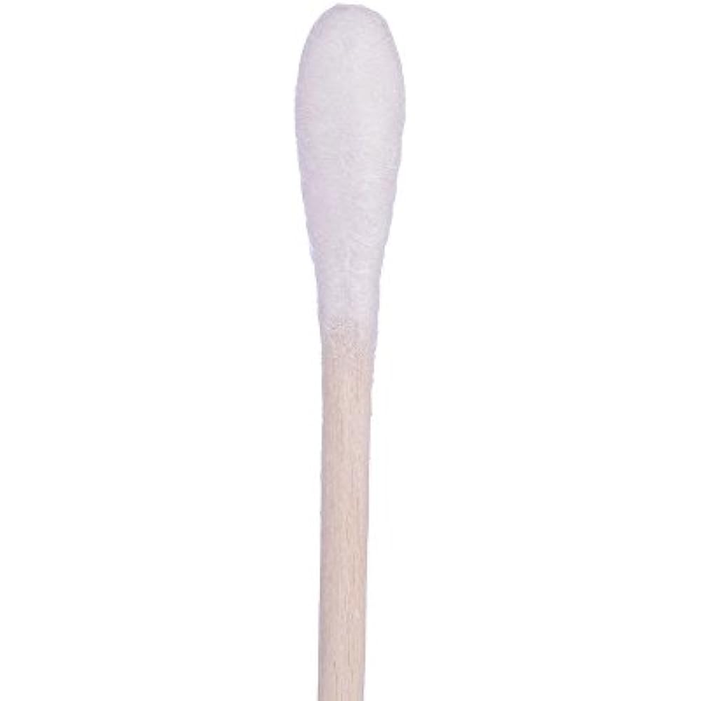 200pcs Count 6" Cotton Swabs With Wooden Handles Tipped Applicator