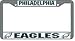 Philadelphia Eagles Chrome License Plate Frame