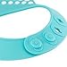 Make My Day Soft Silicone Baby Bib Blue/White with Pearls