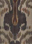 Lee Jofa Pardah Ikat Grospoint Velvet in Graphite