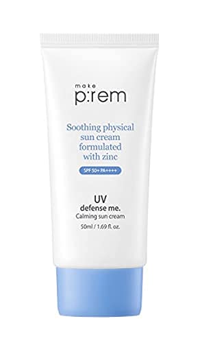 [MAKE P:REM] UV defense me. Calming Sun Cream 50ml SPF 50+ PA++++ (New)