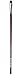 da Vinci Oil & Acrylic Series 1810 Oil Paint Brush, Bright Kolinsky Red Sable, Size 12 (1810-12)
