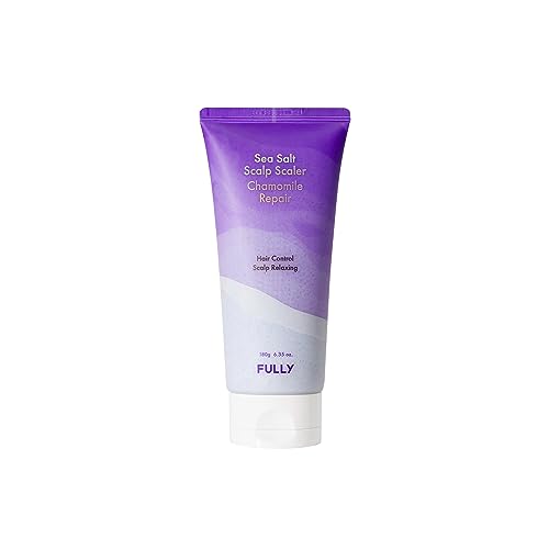 OBgE Sea Salt Scalp Scaler (Chamomile Repair, 6.4oz) - Strengthening and Exfoliating Scalp Treatment for Hair Loss. Dead Sea Salt, Chamomile Extract.
