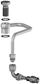 Detroit Speed 091702 Hardline Pressure Tube with Banjo Bolt Connector