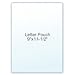 3 Mil Clear Letter Size Thermal Laminating Pouches (Pack of 3) - 9 X 11.5 - Qty 100 Per Box - Hot Glossy Thermal Lamination Sheet Laminator Pockets - 9x11.5 - (3 Pack) - 300 Sheets In Total
