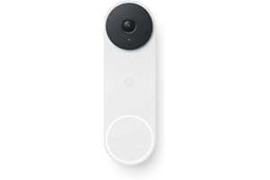 Google Nest Doorbell (Wired, 3rd gen) - 2K Video and Gemini - Snow
