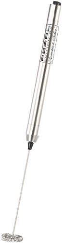 Rosenstein & Söhne Milchaufschaeumer: 2 Milchaufschäumer-Sticks mit Edelstahl-Gehäuse, Spiralquirl, à 24 mm (Elektrische Milchaufschäumer, Hand, Camping) – Bild 5