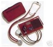 SPRAGUE RAPPAPORT TYPE BLOOD PRESSURE CUFF COMBINATION KIT-BURGUNDY by BP MEDICAL SUPPLIES