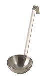 Update International L-40SH 2 Piece Ladle, 4 Oz Short, Non Magnetic S