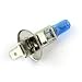H1 12V 55W White Light Bulbs 6000K 2 Pcs Halogen Xenon