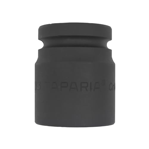 TAPARIA Impact Socket IMC 33, 3/4"(19mm) Square drive size, Chrome-Molybdenum Steel for durability and long life, 6 Point or HEX Impact Socket for Automobile, Industrial, Construction, Professional 1