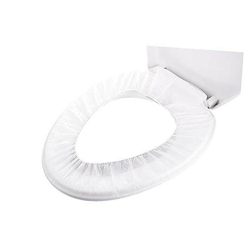 SWOOMEY 50pcs Disposable Toilet Seat Covers Non-Woven Pads for Travel Public Restrooms and Home Use Lightweight and Absorbent for Maximum Protection