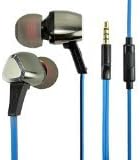 SOWND MHMS271CA01-KB HD 3.5mm Triangle Microphone Earphones (Black/Blue)
