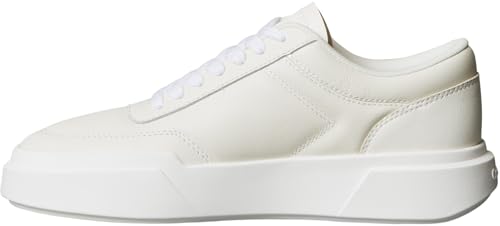 Scarpe Basse da Donna con Lacci OXF Lth YW0YW02032, Bianco (Marshmallow/Dk Ecru), 38, Marshmallow Bianco Dk Ecru, 38 EU