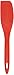 iSi Basics Silicone Spoon Spatula with Spring-Steel Core, 11.75-Inch, Red