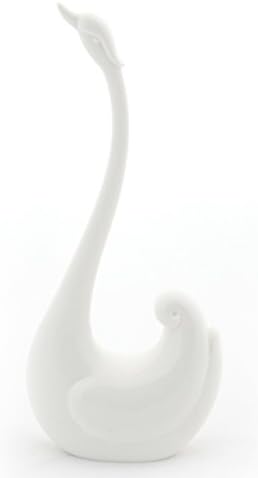 kody Swan Ring Holder for Jewelry and Rings, Engagement Ring and Wedding Band Display