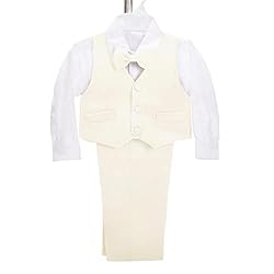 Dressy Daisy Toddler Boy' 5 Pcs Set Formal Tuxedo