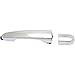 Parts Galaxy Exterior Door Handle for 2011-2015 Kia Sorento Rear, Driver Side Chrome Plastic