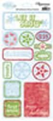 Snow Globe Let It Snow Die Cut Sticker Sheet // Reminisce