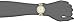 Anne Klein Women's Premium Crystal Accented Gold-Tone and Horn Resin Bangle Watch
