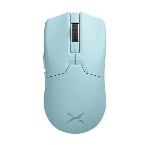 DeLUX M800 Ultra Wireless Gaming Mouse, Nordic 52840 MCU, PAW3395 26000DPI, 1000Hz Polling Rate, Tri-Mode Connection, 55g Lightweight, 120 Hours Endurance (600mAh-Blue)