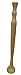 Wooden Cabbage stomper, pounder, tamper for sauerkraut and more Made in USA crock size
