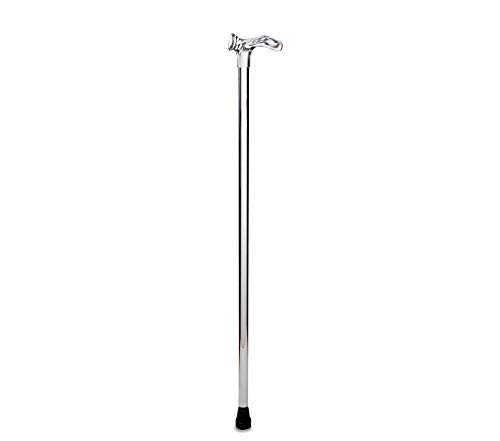 Elegant Clear Lucite Cane With Contour Handle - Right Hand - Safety Aid - 250lbs Limit - Deluxe Comf - //coolthings.us