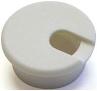 Grommet Desk Pure Wht 1-1/2in