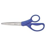 ACME UNITED CORPORATION 15452 All Purpose Preferred Stainless Steel Scissors, 8quot;, Blue, 2/Pack