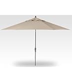 adams patio umbrella stand green Grass Green Crank & Tilt Steel Round Outdoor Patio Umbrella, 7.5'