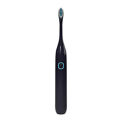 Electric Toothbrush IPX7 Waterproof Whitening Prevent Tooth Decay Removes Plaque with 1 Extra Replacement Brush Heads (BLACK)