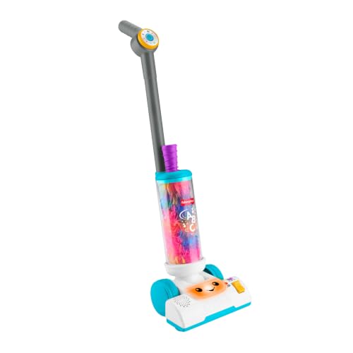 Fisher-Price Ridi e Impara Aspirapolvere 2 in 1 per Bambini, multilingue
