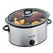 Crock Pot 3.5-Liter Stainless Steel Slow Cooker, 220-volt (Non-USA Compliant), Silver