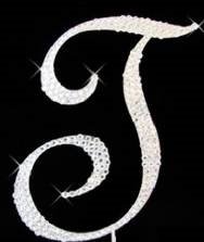 Perfectmaze Rhinestone Cake Toppers Collection Wedding Anniversary Cake Decoration (T)