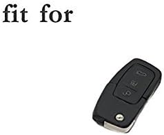 BROVACS Paint Metallic Colour Shell Cover ABS Hard Case Holder Compatible with FORD Classic Flip Remote Key Fob SV0700 Red - Image 3