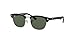 Ray-Ban RJ9050S Junior Clubmaster Square Sunglasses, Black/Green, 45 mm