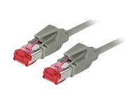 Tecline Ethernet Cable Category 6A 0,5 M Grey